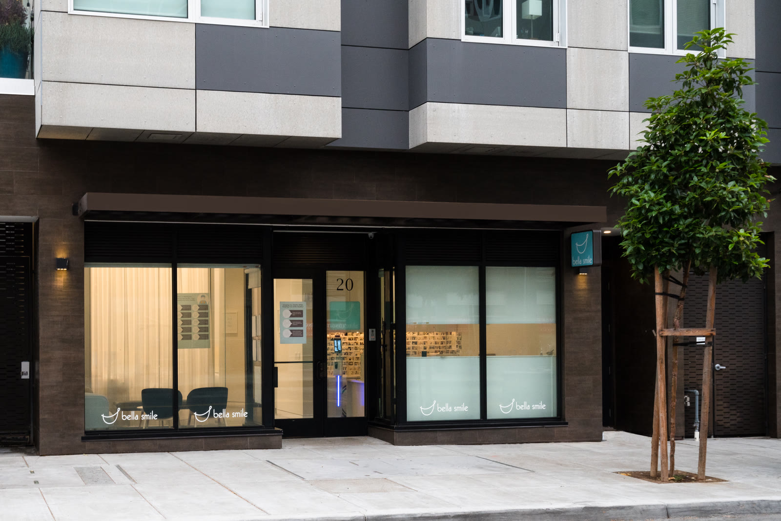 The Bella Smile storefront at the Hayes Valley office
